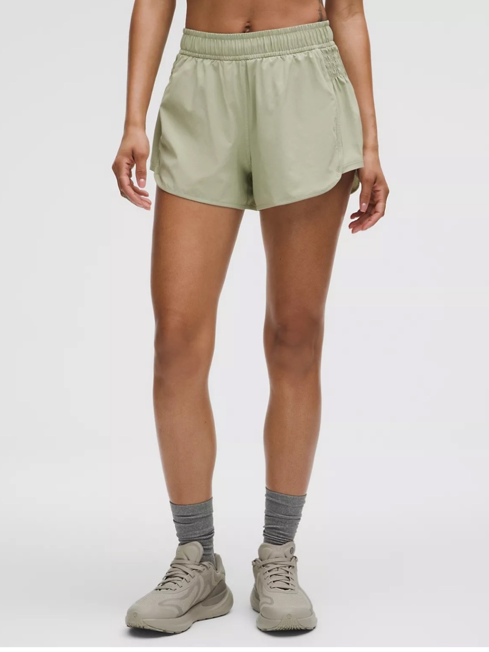Lululemon Ruched Side High Rise Short 3”